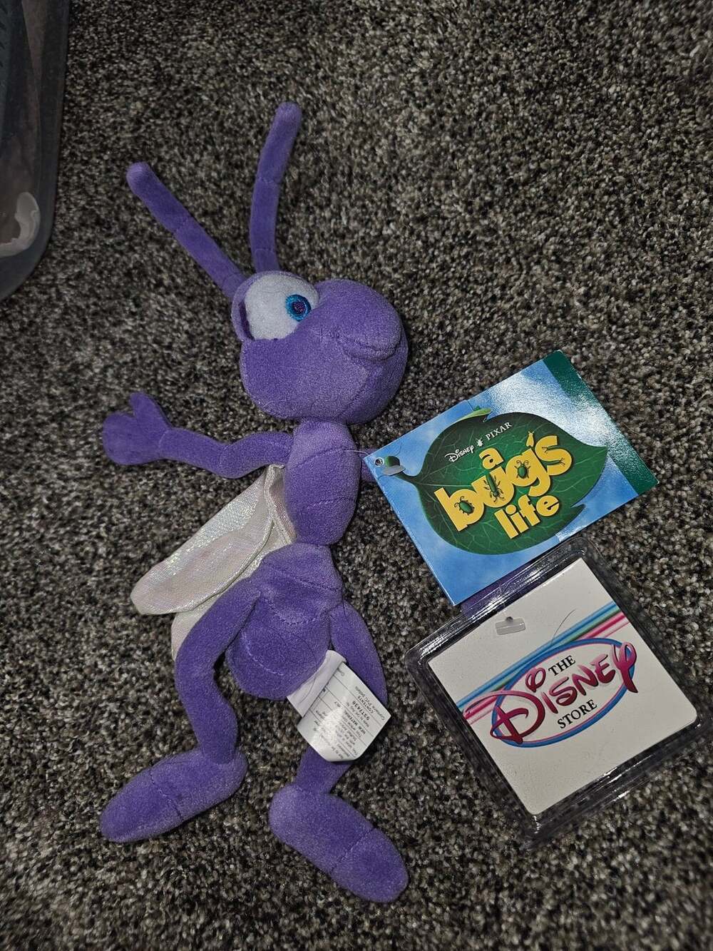 Disney Store A Bug's Life Mini Bean Bag Princess Atta 8 Plush Toy